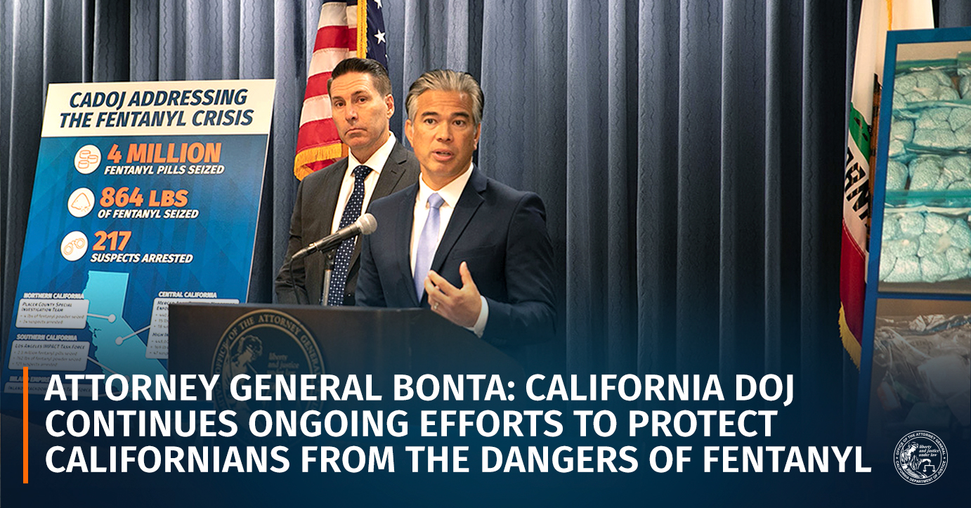 Attorney General Bonta: California DOJ Continues Ongoing Efforts To ...